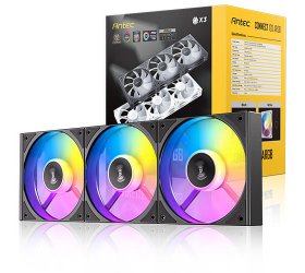 מאווררים למארז ANTEC Connect C120 ARGB BLACK 3PK