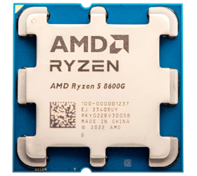 מעבד AMD ZEN 4 R5 8600G Tray no fan up to 5GHZ RADEON 760M GPU