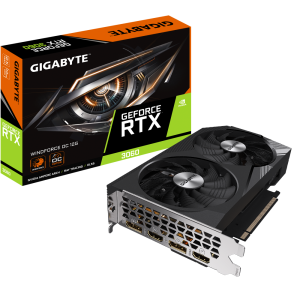 כרטיס מסך OC 12GB Rev 2.0 Gigabyte RTX 3060 Windforce 2