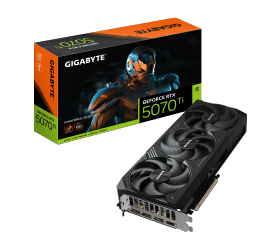 כרטיס מסך Gigabyte RTX 5070 Ti Windforce 3 SFF 16GD DP HDMI