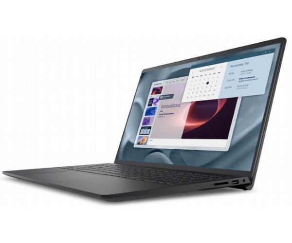 מחשב נייד Dell PV1520 i7-1335U 16GB 512Nvme 15.6 DOS Black 3YOS