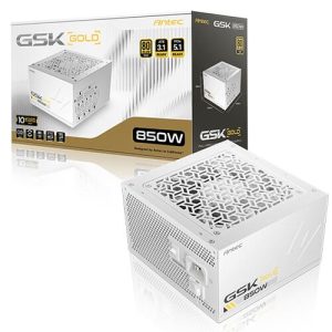 Antec GSK850 V2 WHITE 80 Plus Gold Modular ATX 3.1 PCIE 5.1