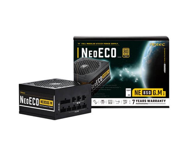 Antec NeoEco 850W Gold fully Modular120mm Silent Fan