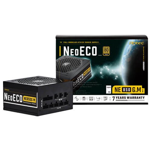 Antec NeoEco 850W Gold fully Modular120mm Silent Fan