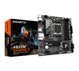 לוח אם Gigabyte A620M GAMING X AMD AM5 Micro-ATX