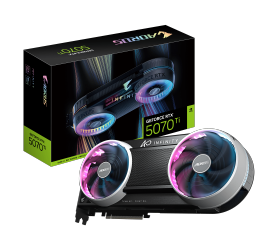 כרטיס AORUS GeForce RTX 5070 Ti INFINITY 16G WINDFORCE HYPERBURST
