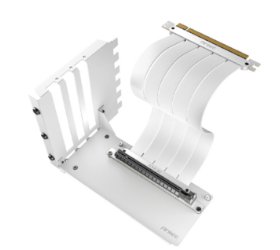 כבל ומתאם לכ.מסך Antec PCI-E 4.0 Riser Cable With Bracket WHITE