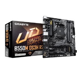 לוח אם למעבדי Gigabyte B550M DS3H R2 DDR4 Micro-Atx For AMD AM4