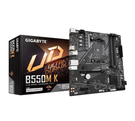 לוח אם Gigabyte B550M K DDR4 for AMD AM4 DP HDMI Micro-Atx