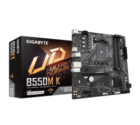לוח אם Gigabyte B550M K DDR4 for AMD AM4 DP HDMI Micro-Atx