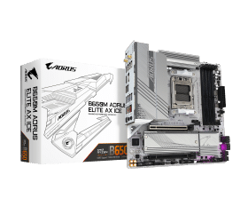 לוח Gigabyte B650M A ELITE AX ICE ATX AM5 WIFI BT PCIE5.0 White