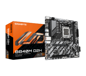 לוח אם Gigabyte B840M D2H 1.2 X3D DDR5 AM5 Micro-Atx
