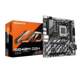 לוח אם Gigabyte B840M D2H 1.2 X3D DDR5 AM5 Micro-Atx