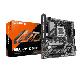 לוח אם Gigabyte B850M D3HP 1.2 mATX DDR5 AM5 1GbE Lan USB-C
