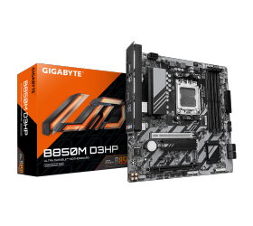 לוח אם Gigabyte B850M D3HP 1.2 mATX DDR5 AM5 1GbE Lan USB-C