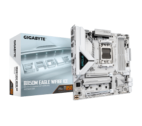 לוח אם GIGABYTE B850M EAGLE WIFI6E ICE M-ATX DDR5 AM5 BT 2.5GB