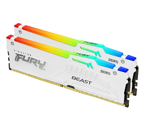 Kingston Fury Beast White RGB Expo 32GB 2X16 6000MHZ DDR5 CL30