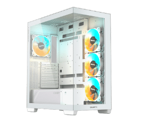 מארז לבן GIGABYTE C500 PANORAMIC STEALTH ICE Mid-Tower ATX