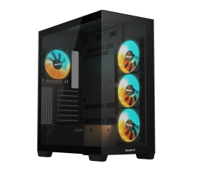 מארז GIGABYTE C500 PANORAMIC STEALTH Mid-Tower4X120mm ARGB Fans