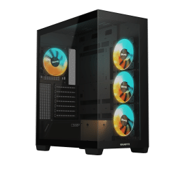 מארז GIGABYTE C500 PANORAMIC STEALTH Mid-Tower4X120mm ARGB Fans