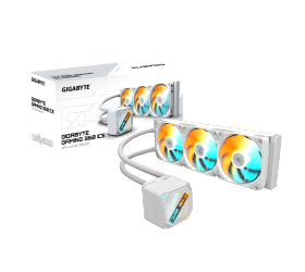 קירור נוזלי משולש Gigabyte Gaming 360 ICE 3XARGB 120MM Fan White