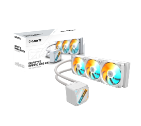 קירור נוזלי משולש Gigabyte Gaming 360 ICE 3XARGB 120MM Fan White