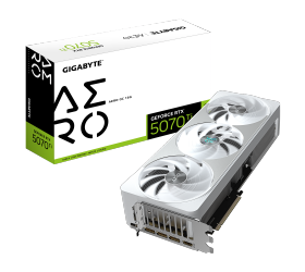 כרטיס מסך GIGABYTE GeForce RTX 5070 Ti AERO OC 16G