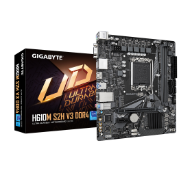 לוח למעבדי אינטל Gigabyte H610M S2H V3 Micro-ATX VGA DP HDMI