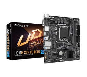 לוח למעבדי אינטל Gigabyte H610M S2H V3 Micro-ATX VGA DP HDMI