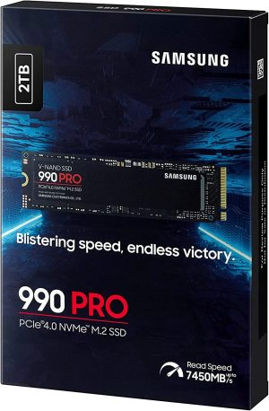 דיסק פנימי Samsung 990 PRO 2TB GEN4 up to 7450 read 6900 Write