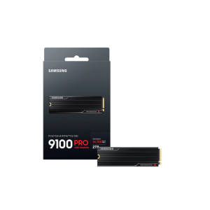 דיסק פנימי Samsung 9100 PRO W Heatsink 2TB Gen5 M.2 NVME 2.0