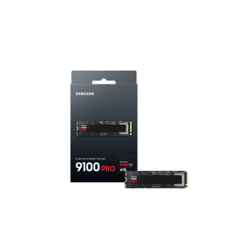 דיסק פנימי Samsung 9100 PRO 4TB Gen5 M.2 NVME 2.0 14800/13400 RW