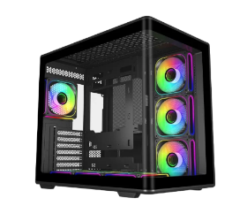 מארז Cooler Master Elite 600 ATX mid-tower USB-C Airflow Black