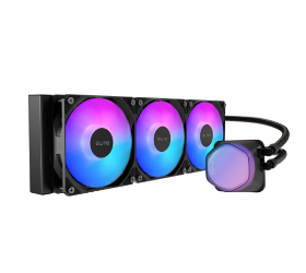 קירור נוזלי משולש שחור Cooler Master Elite Liquid 360 ARGB