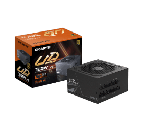 ספק Gigabyte UD750GM PG5 V2 750W 80 Plus Gold PCIE 5.1 ATX 3.1