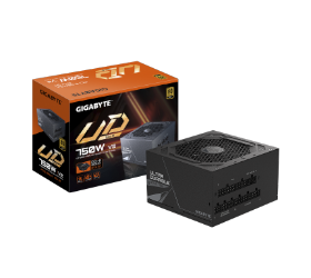 ספק Gigabyte UD750GM PG5 V2 750W 80 Plus Gold PCIE 5.1 ATX 3.1
