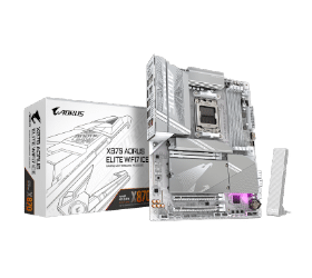 לוח אם Gigabyte X870 AORUS ELITE X3D ICE AMD AM5 WIFI7 ATX
