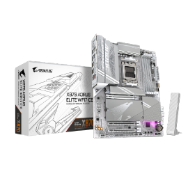 לוח אם Gigabyte X870 AORUS ELITE X3D ICE AMD AM5 WIFI7 ATX