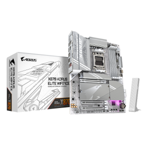 לוח אם Gigabyte X870 AORUS ELITE X3D ICE AMD AM5 WIFI7 ATX