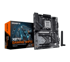 לוח אם GIGABYTE X870 GAMING WIFI6 ATX DDR5 AM5 BT 2.5GB LAN