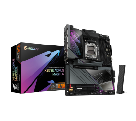 לוח אם GIGABYTE X870E AORUS MASTER WIFI 7 ATX DDR5 AM5 5GBE LAN
