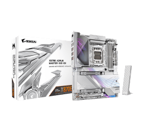 לוח אם GIGABYTE X870E AORUS MASTER X3D ICE WIFI7 ATX BT 10GBE