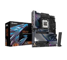 לוח אם Gigabyte X870E A MASTER X X3D 10GB/5GB lan Wifi 7 Usb 4.0