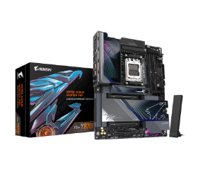 לוח אם Gigabyte X870E A MASTER X X3D 10GB/5GB lan Wifi 7 Usb 4.0
