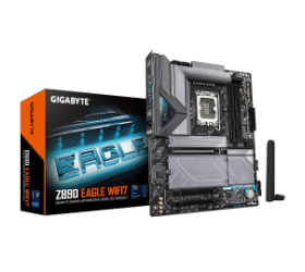 לוח לאינטל דור 15 Gigabyte Z890 EGALE WIFI7 BT 4XM.2 Slots ATX LG