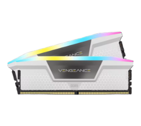 ז.לנייח Corsair Vengeance RGB DDR5 32GB 2X16 6000MHZ C36 White