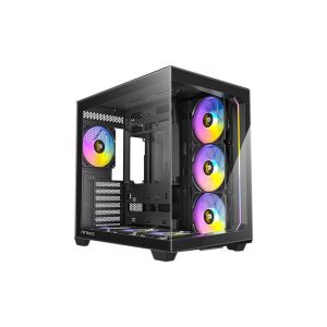 מארז שחור Antec C5 ARGB Mid-Tower ATX 7x ARGB FANS Incl Type-C