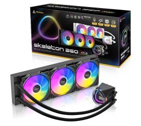 קירור נוזלי משולש Antec SKELETON 360 ARGB Black INTEL/AMD