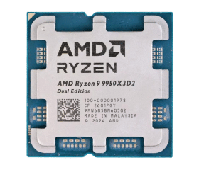 מעבד AMD Ryzen 9 9950X3D2 Dual TRAY 16C 32Thr TDP Max 200W