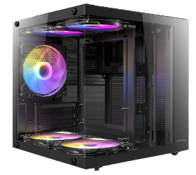 מארז Antec VCX10M ARGB Mini Tower Micro-Atx 5XARGB 120mm Fan